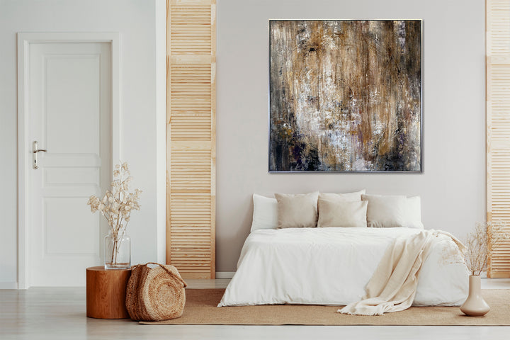 GLIDED LAYERS 46"x46"