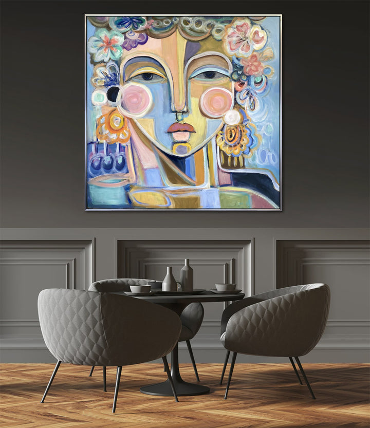 ABSTRACT CHARM 46"x46"