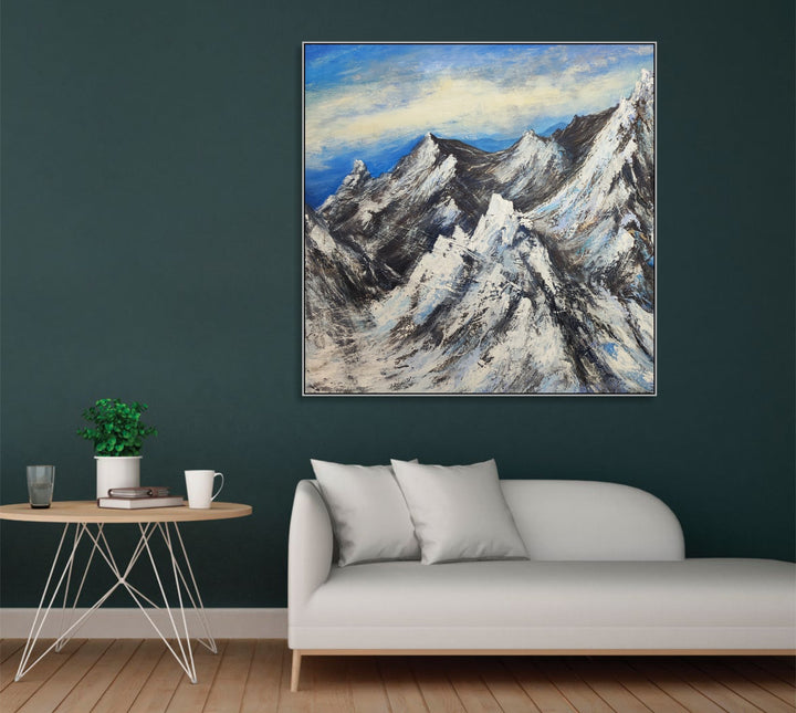 SNOWY SUMMITS 36"x36"