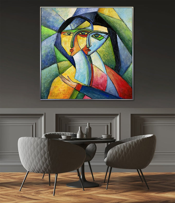 MERGING PERSONALITIES 32"x32"