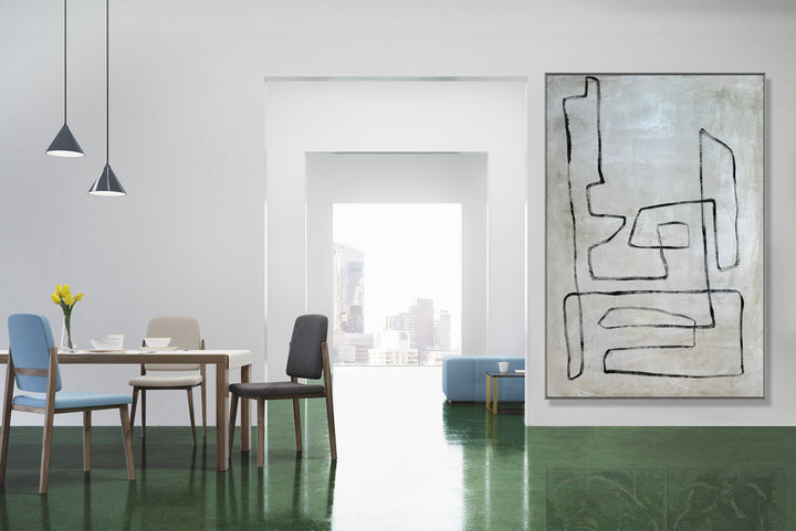 GEOMETRIC PATHWAYS 54"x36"