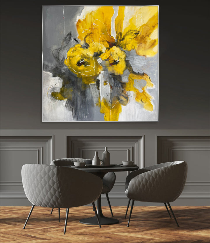 RADIANT FLORA 39.3"x39.3"