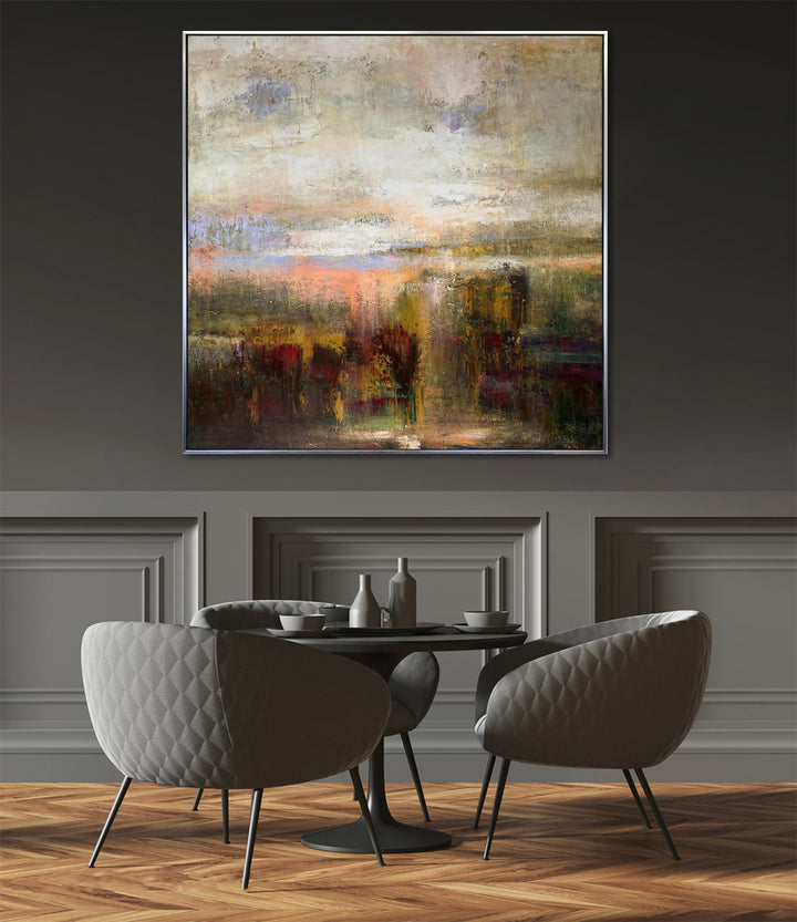 MORNING HUES 50"x50"