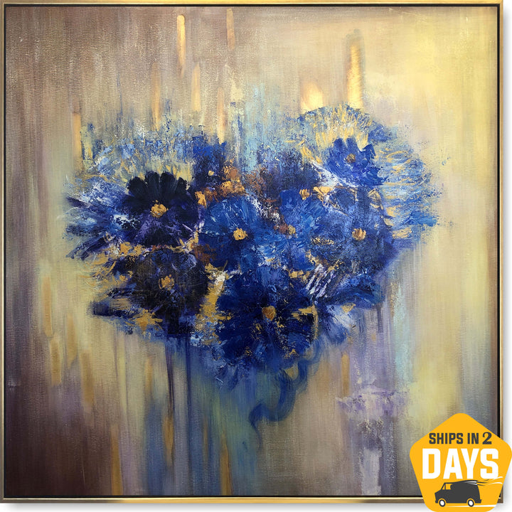 FLOWER HEART 50"x50"