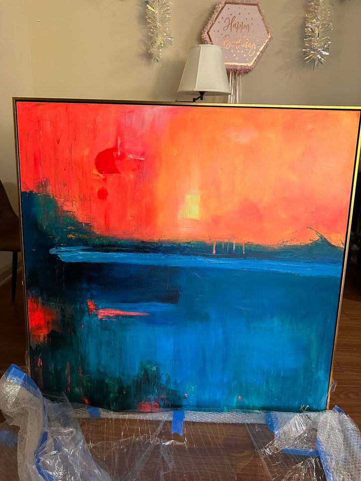 COASTAL SERENITY 40"x40"