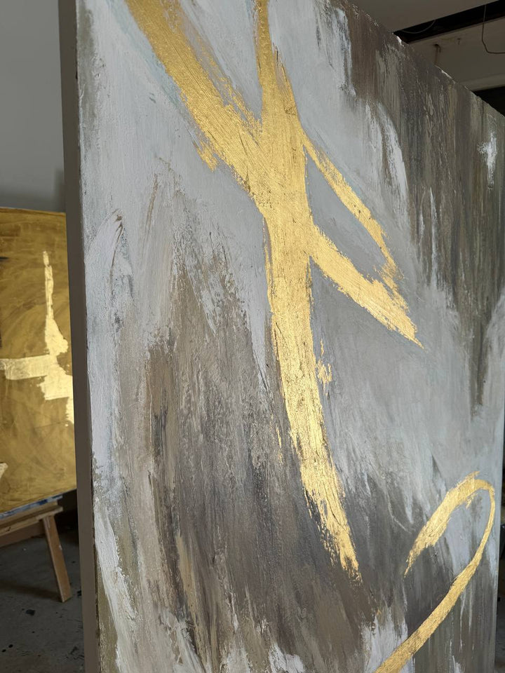 GOLDEN MOTION 72"x48"