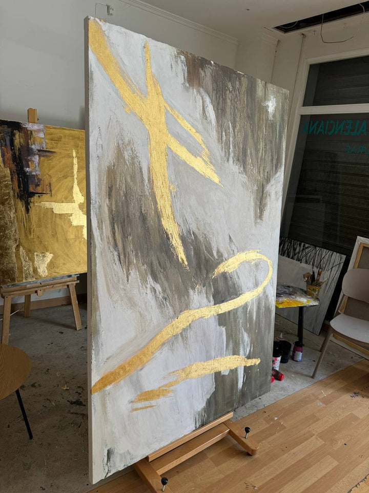 GOLDEN MOTION 72"x48"