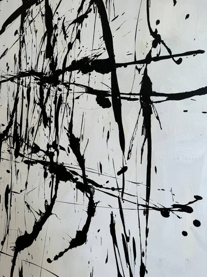 BLACK INK EXPRESSION 80"x40"