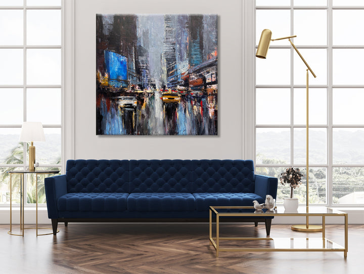 MIDNIGHT METROPOLIS 40"x40"