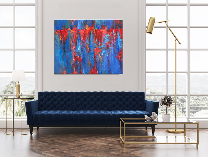 BLUE BLAZE 40"x54"