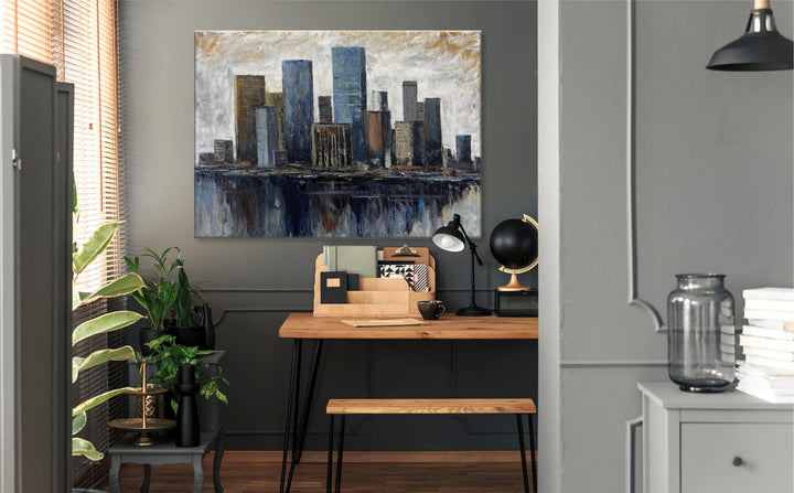 METROPOLIS SKYLINE 40"x54"