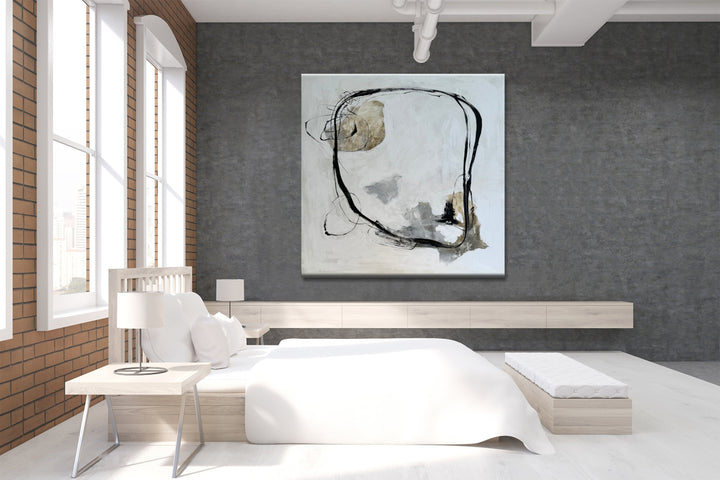 GEOMETRIC WHISPERS 46"x46"