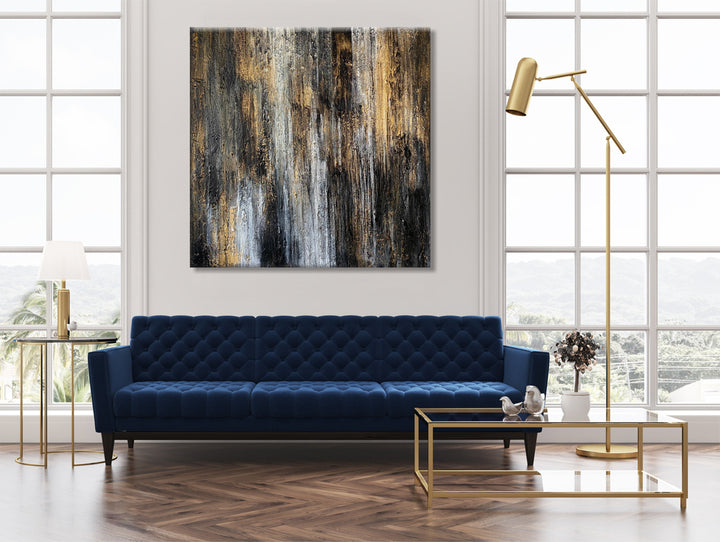 GOLDEN DEPTHS 50"x50"