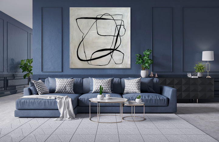 LINEAR GEOMETRIC 40"x40"