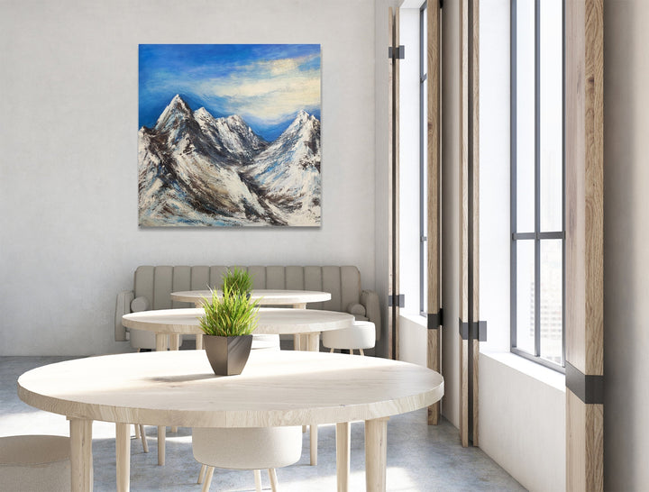 SNOWY SUMMITS 36"x36"