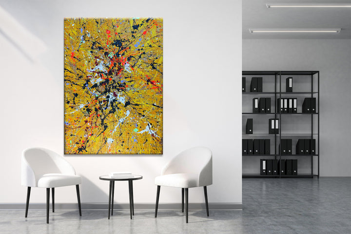 YELLOW SPLASH 54"x39.4"