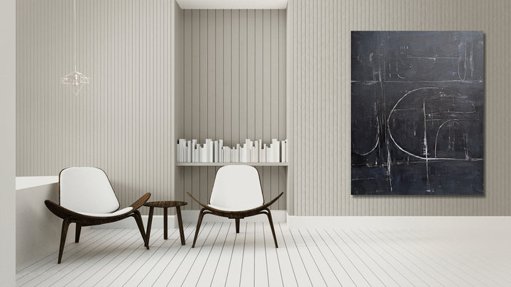 MIDNIGHT GEOMETRY 40"x30"