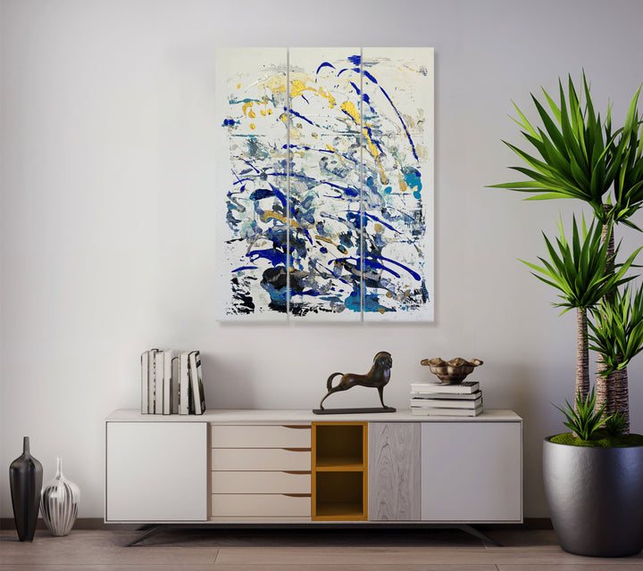 TEXTURED TIDES 46"x36"