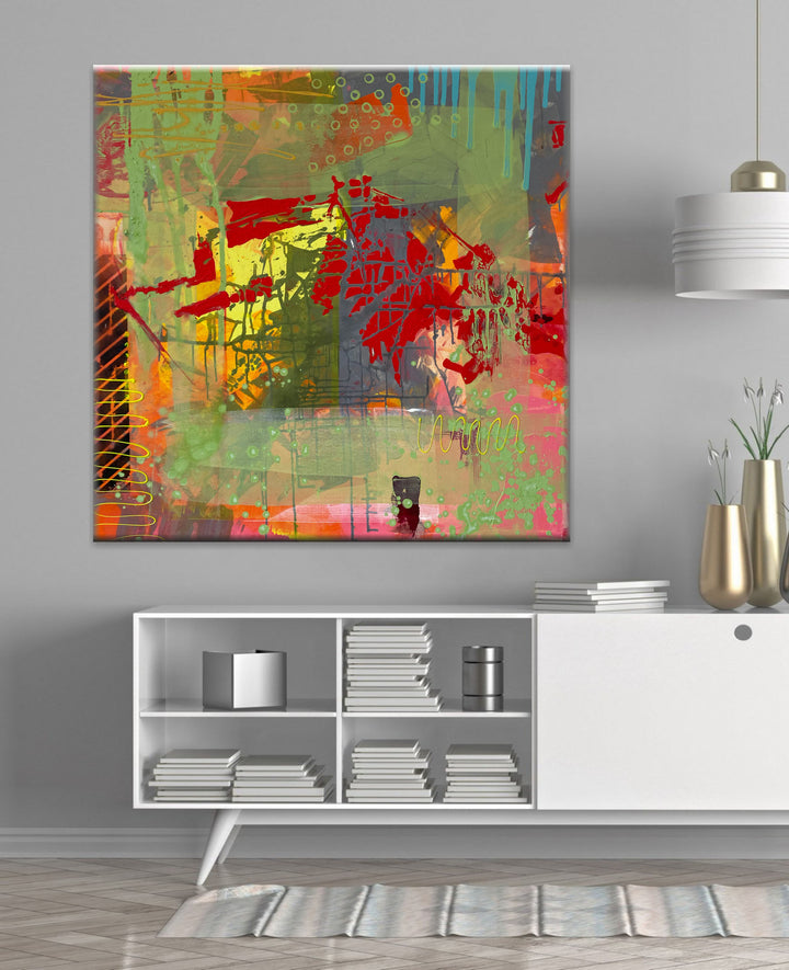 VIBRANT DISARRAY 39.4"x39.4"