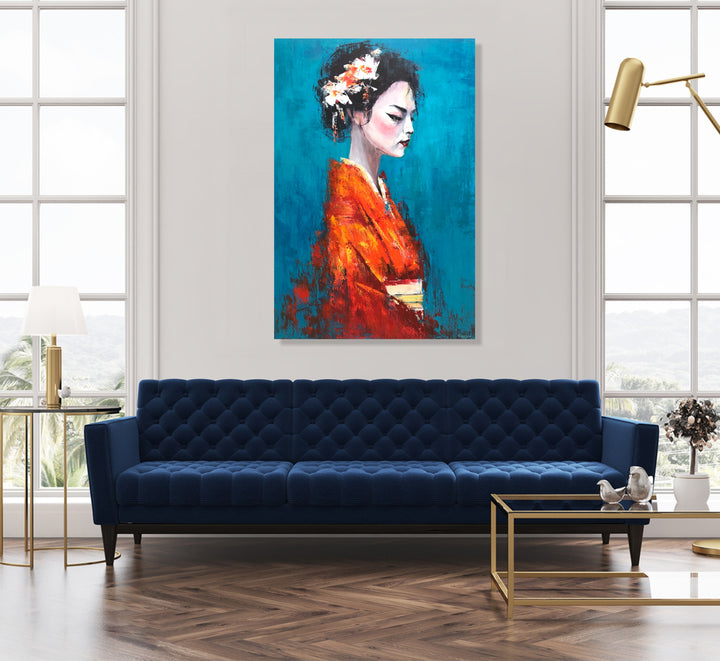 ELEGANT GEISHA 54"x36"