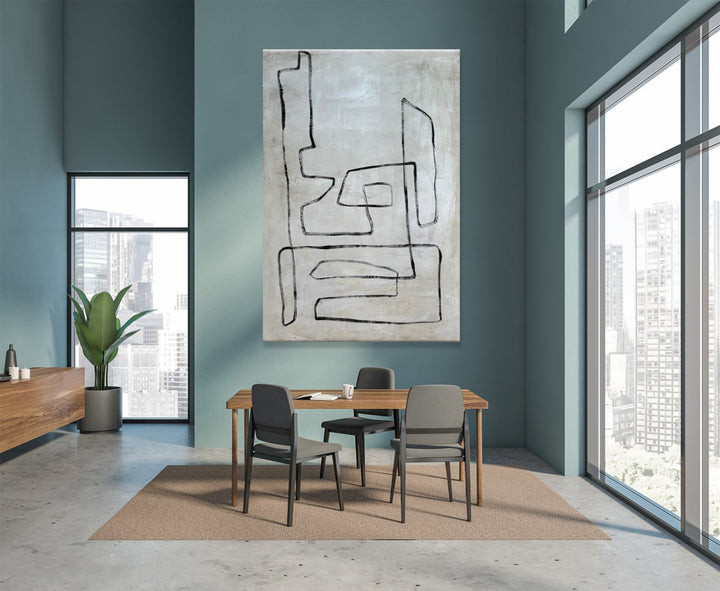 GEOMETRIC PATHWAYS 54"x36"