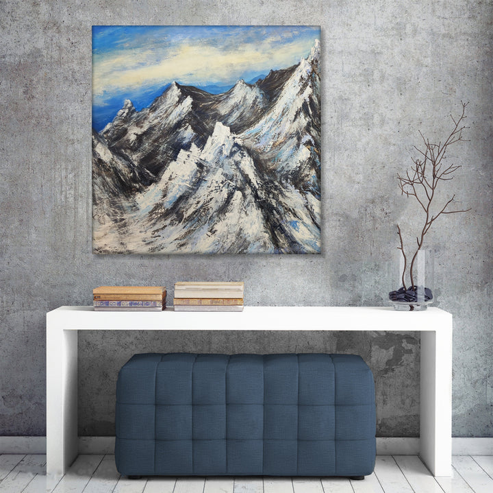 SNOWY SUMMITS 36"x36"