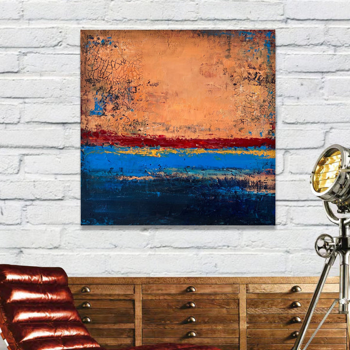 SUNSET LAYERS 32"x32"