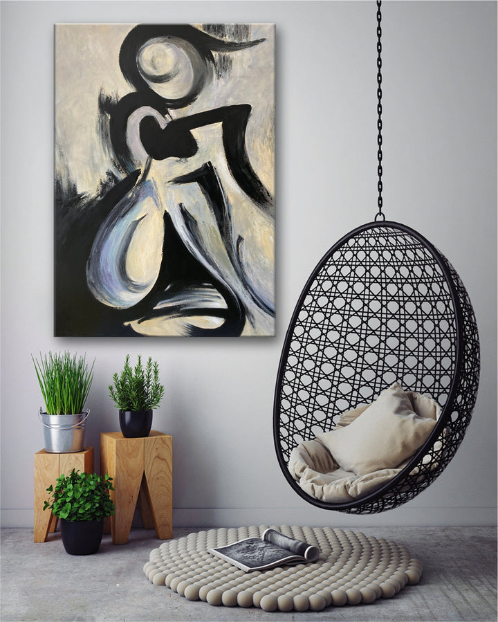 SILHOUETTE IN MOTION 64"x48"