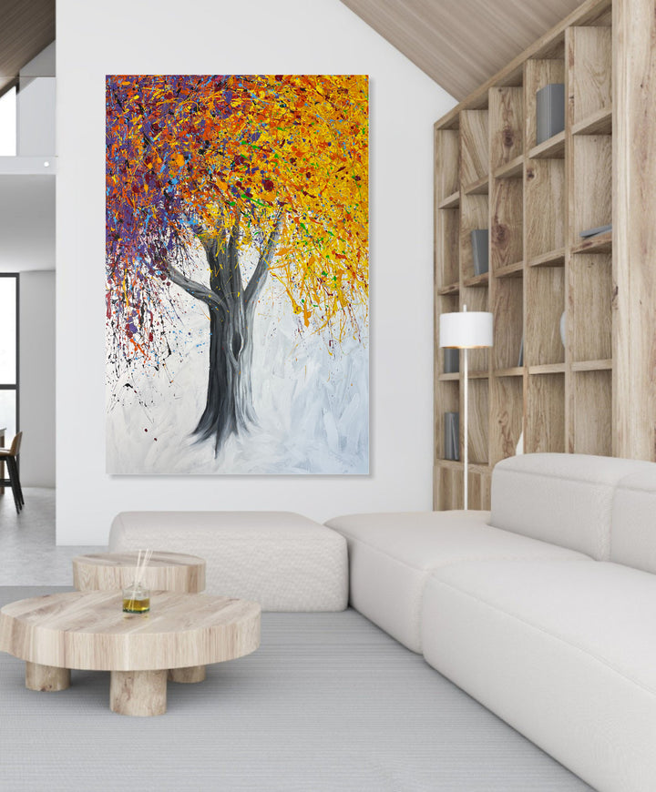 GLEAMING AUTUMN WHIRL 60"x39.4"