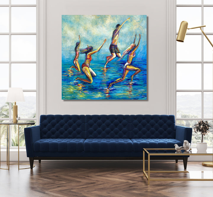 CHASING SUMMER 40"x40"