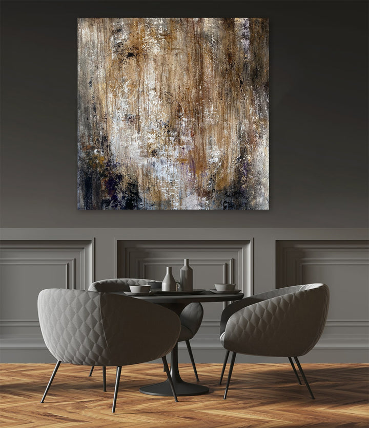 GLIDED LAYERS 46"x46"