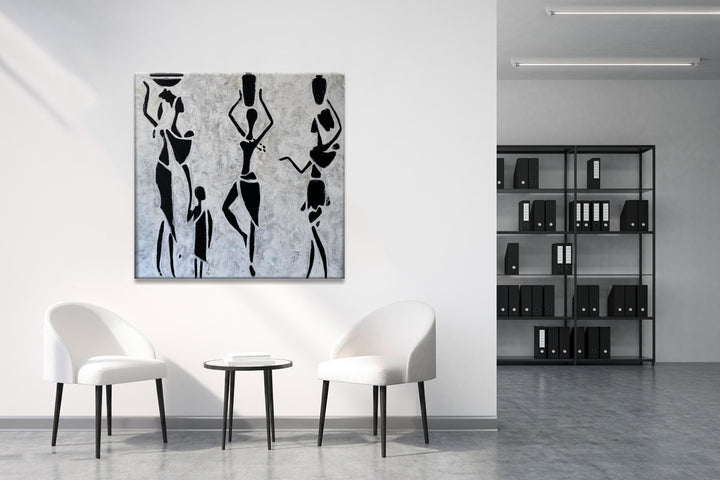 ECHOES OF AFRICA 39.7"x39.7"