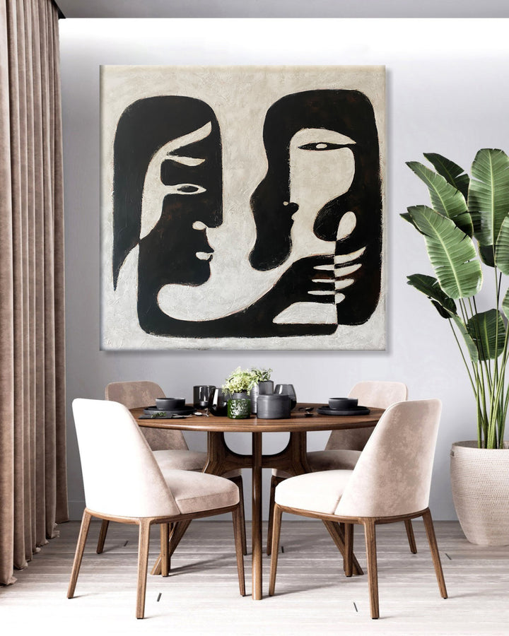 WHISPERED SIHOUETTES 50"x50"