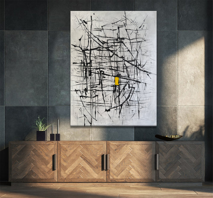 GEOMETRIC BALANCE 27.9"x23.6"