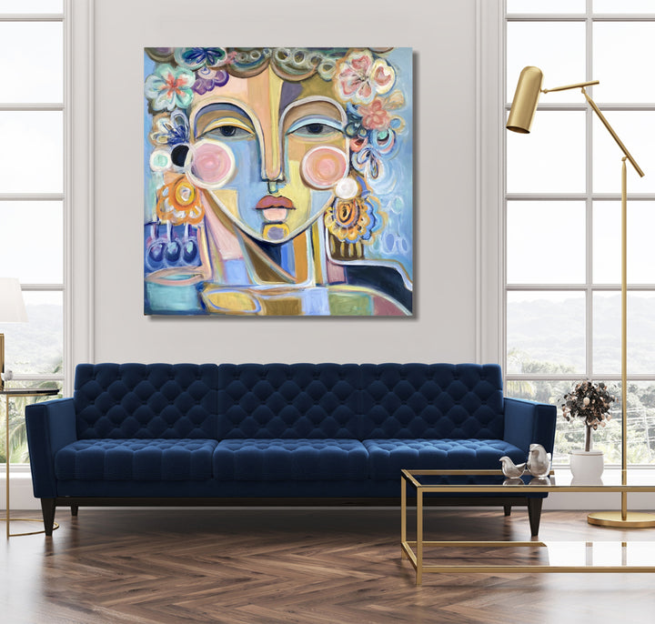 ABSTRACT CHARM 46"x46"