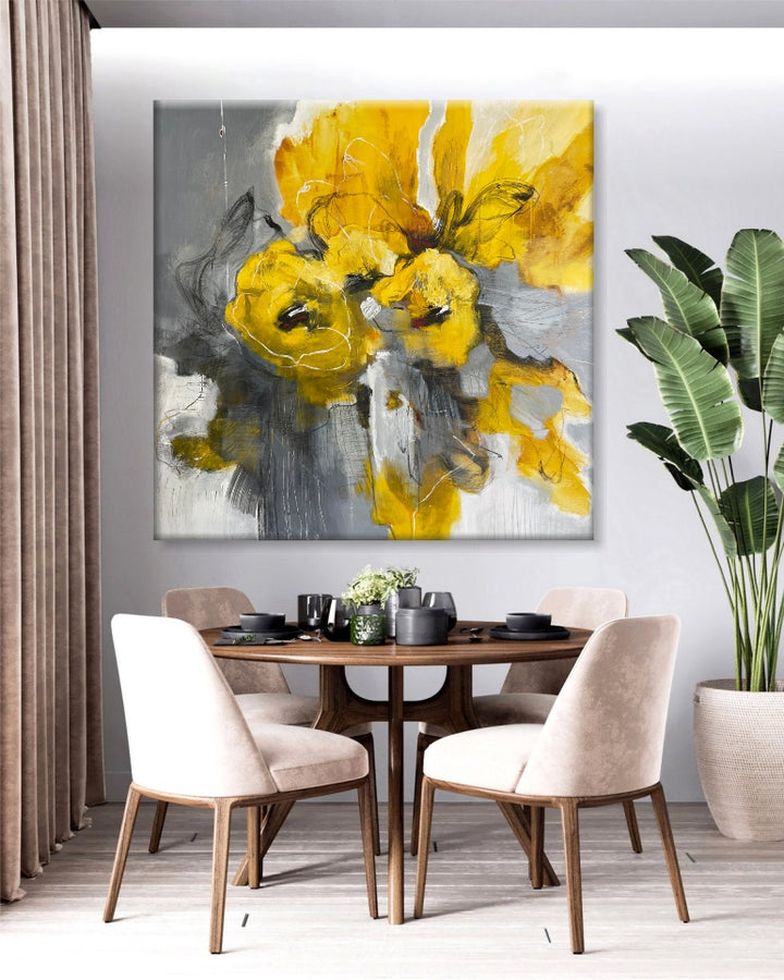 RADIANT FLORA 39.3"x39.3"