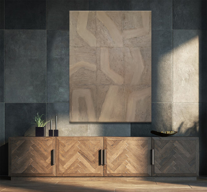 BEIGE GENESIS 40"x30"