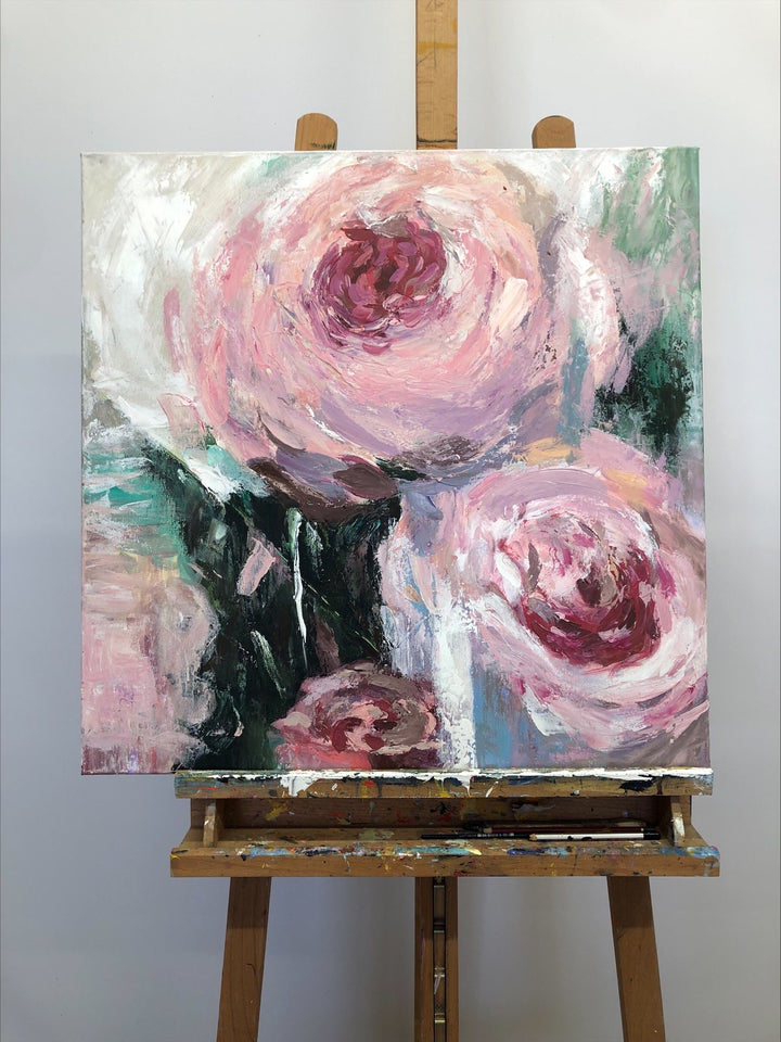 SPRING PEONIES 23.6"x23.6"