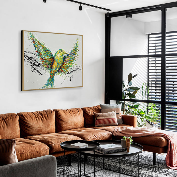 SPRING HUMMINGBIRD 20"x28"