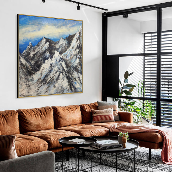 SNOWY SUMMITS 36"x36"