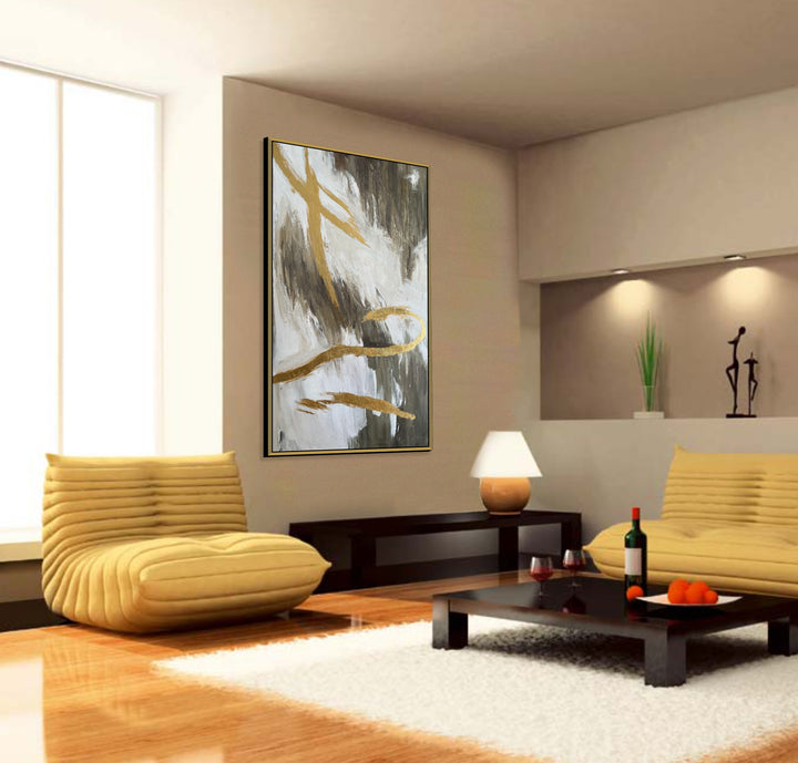 GOLDEN MOTION 72"x48"