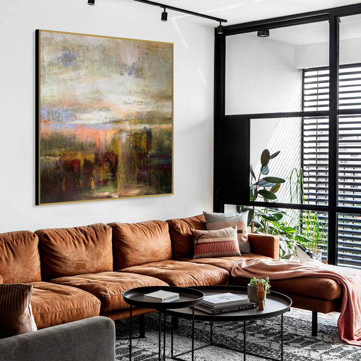 MORNING HUES 50"x50"