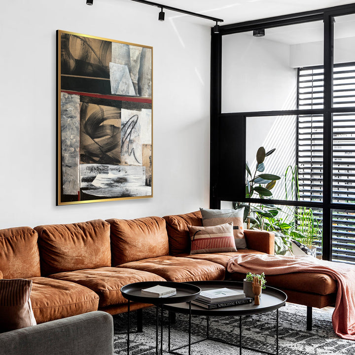 LAYERED GEOMETRY 43"x29.5"