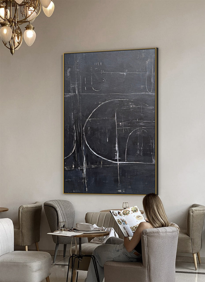 MIDNIGHT GEOMETRY 40"x30"