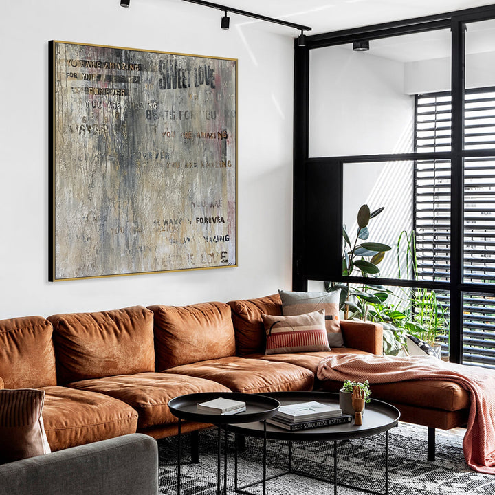 YOU ARE AMAZING FOREVER 32"x32"