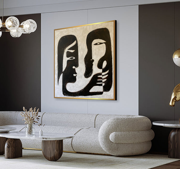 WHISPERED SIHOUETTES 50"x50"