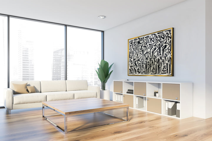 PRINITIVE CONVERSATION 36"x54"