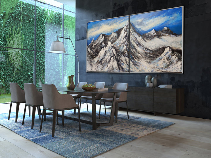 SNOWY SUMMITS 2P 36"x72"