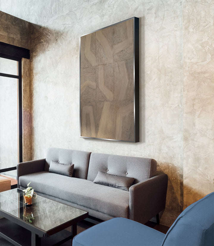 BEIGE GENESIS 40"x30"