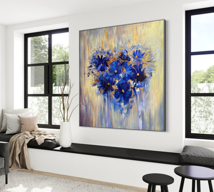 FLOWER HEART 46"x46"